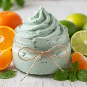 Lime, Basil & Mandarin Foaming Sugar Scrub 200ml