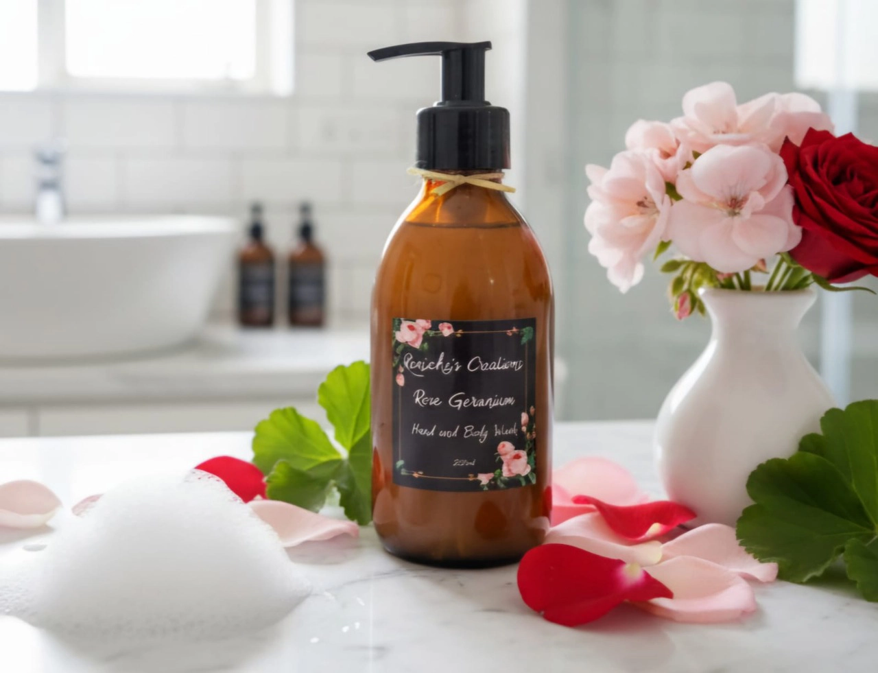 Rose Geranium Body Wash 200ml