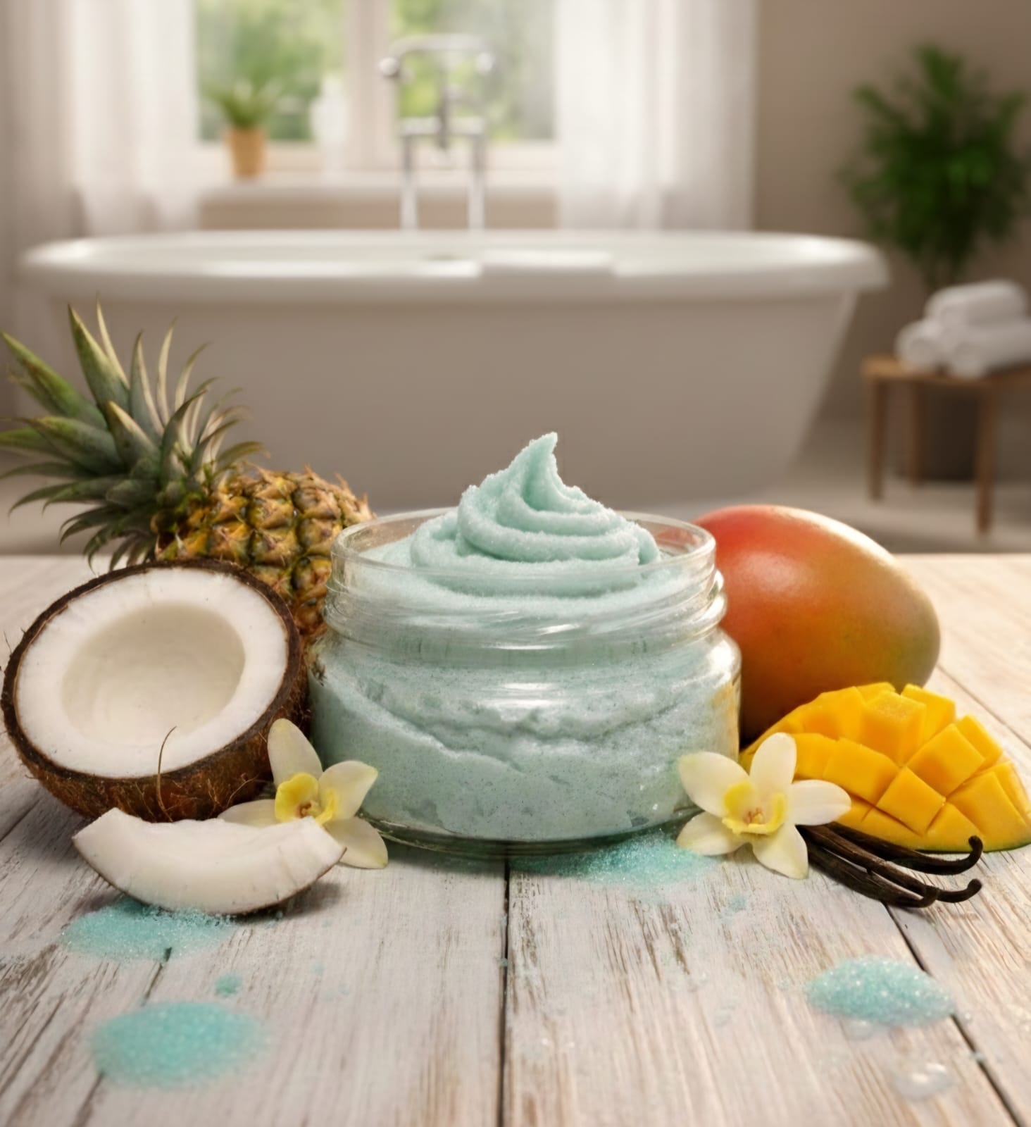 Tropical Getaway Foaming Sugar Scrub 200ml