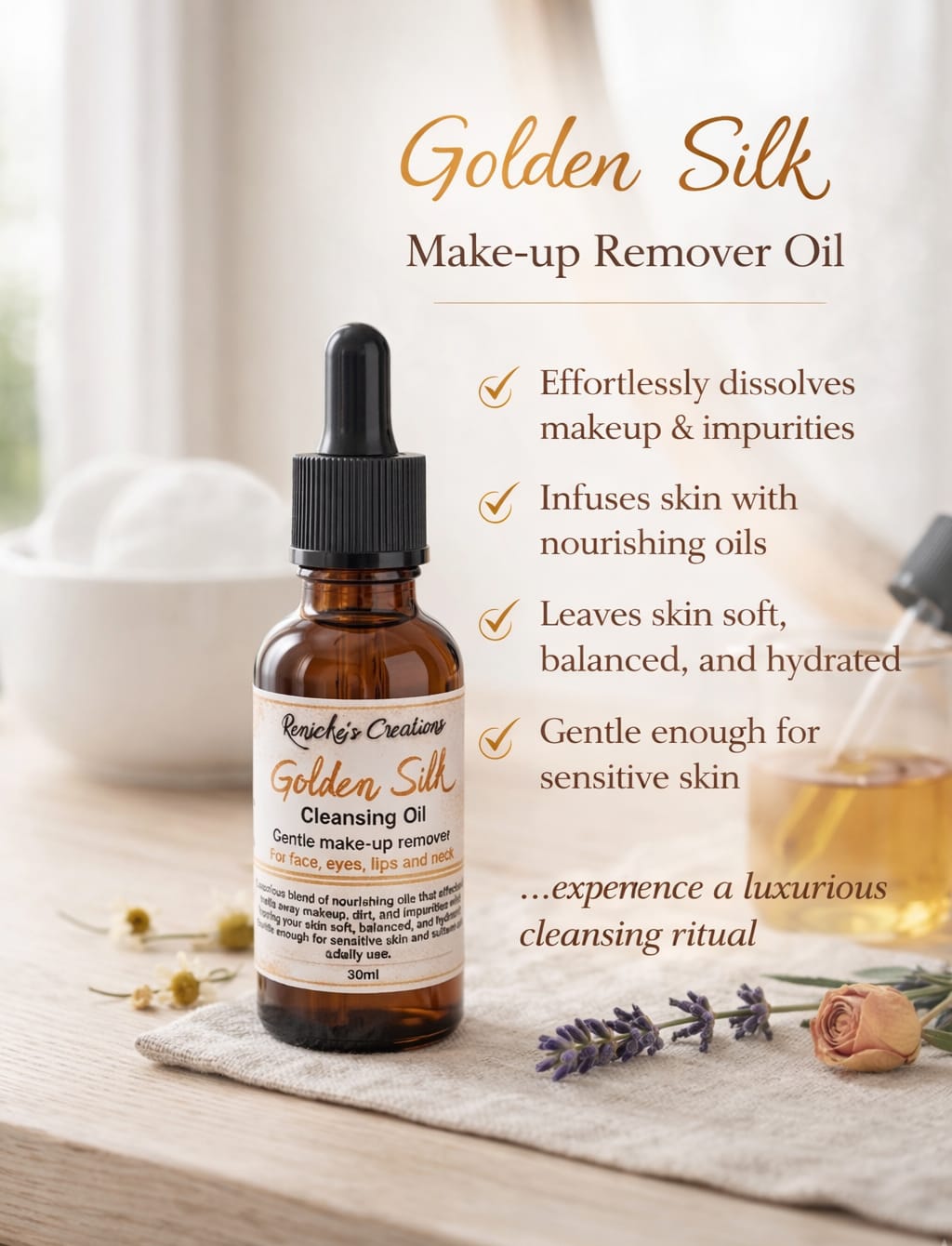 Golden Silk Make-Up Remover Oil