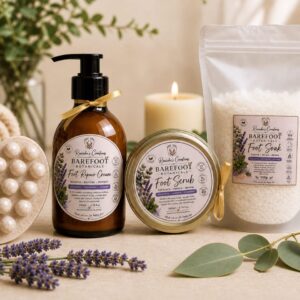 Barefoot Botanicals Complete Foot Care Ritual 4-Piece Set